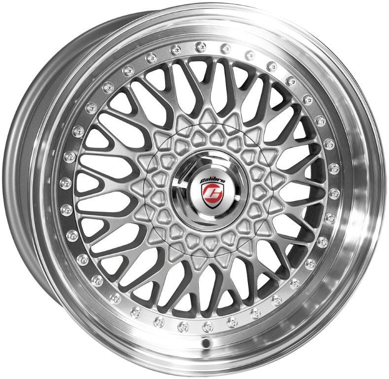 Velgen Calibre Vintage 8x17 8x100 Silver/Polished lip