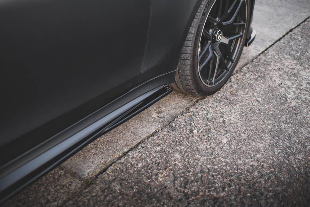 Zijskirts passend voor Mercedes-AMG GT 53 4 Deurs Coupe Glans Zwart
