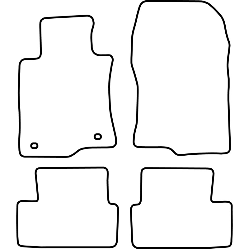 Set car mats  Honda Accord 2008-2011