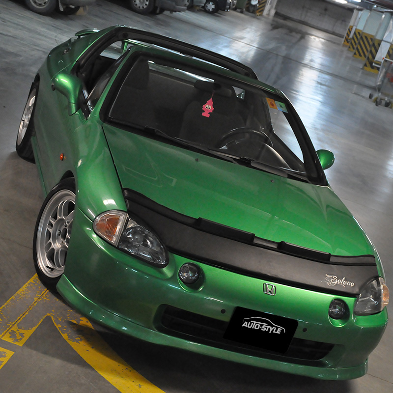 Bonnet Protector  Honda CRX Del Sol 1993-1997 black
