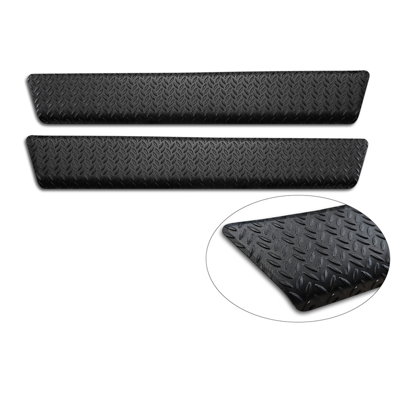 Aluminium door sill protectors 'Riffled Plate'  Toyota Proace Verso II 2016- / Opel Combo-E Life, Peugeot Partner III, Peugeot Rifter, Citroën Berlingo III, Citroën Berlingo III Multispace 2018- / Toyota Proace City, Toyota Proace City Verso 2019- & Ci