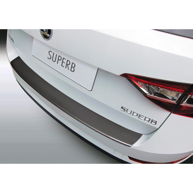 ABS Rear bumper protector  Skoda Superb Combi 9/2015- Black