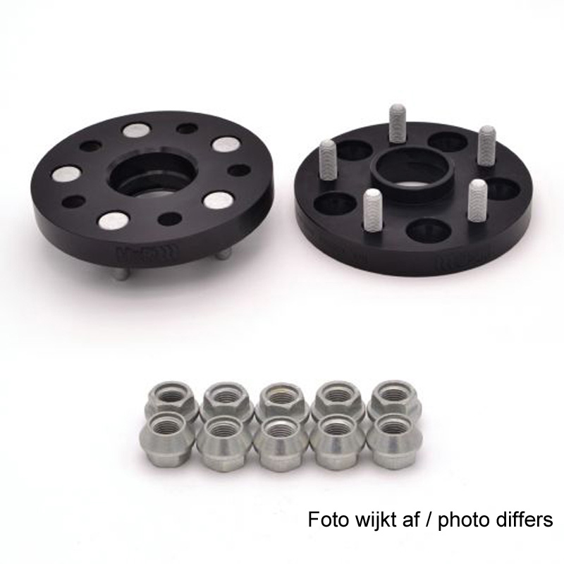 H&R DRM-System Wheelspacers 30mm 5x120 - Hub 72,5mm - Bolt size M14x1,5 -  Landrover - Black