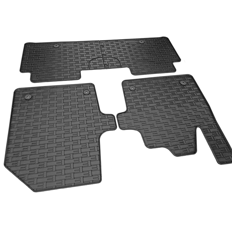 Rubber car mats set  Kia EV6 2021- (3-pieces + fixing system)