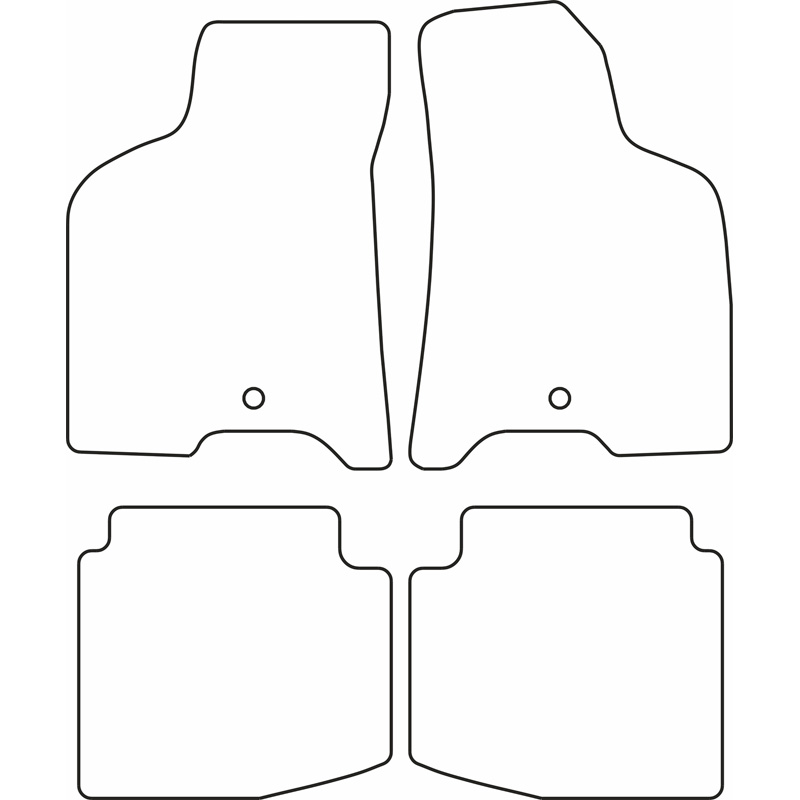 Set car mats  Volkswagen Lupo 1999-2004 excl. 3L