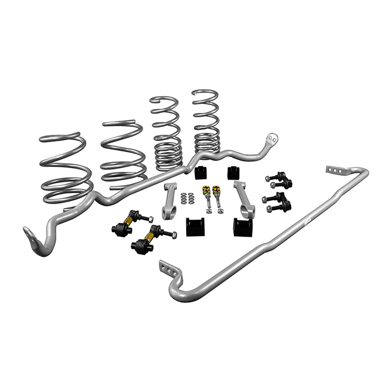 Whiteline Grip Series 1 Stabiliser Bar and Lowering Spring Vehicle Kit  Subaru WRX Sedan GJ Sti 2.5 4WD 2014-