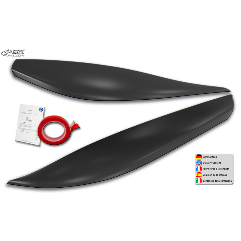 Head light spoilers  Ford Kuga II (DM2) excl. Facelift 2013-2016 (ABS)