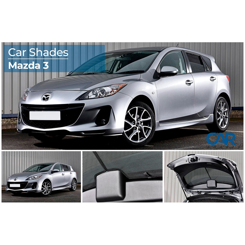 Set Car Shades  Mazda 3 5-doors 2009-2014 (6-pieces)