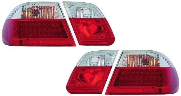 Taillights LED Mercedes E-Class W210 Red/White