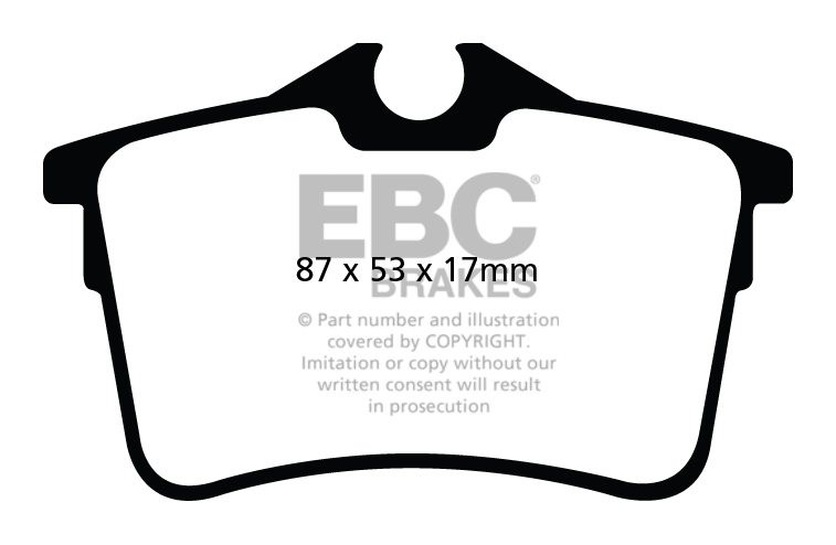 EBC Brakes CITROEN Berlingo Multispace 1.6 (110) 2008-.. Remblok