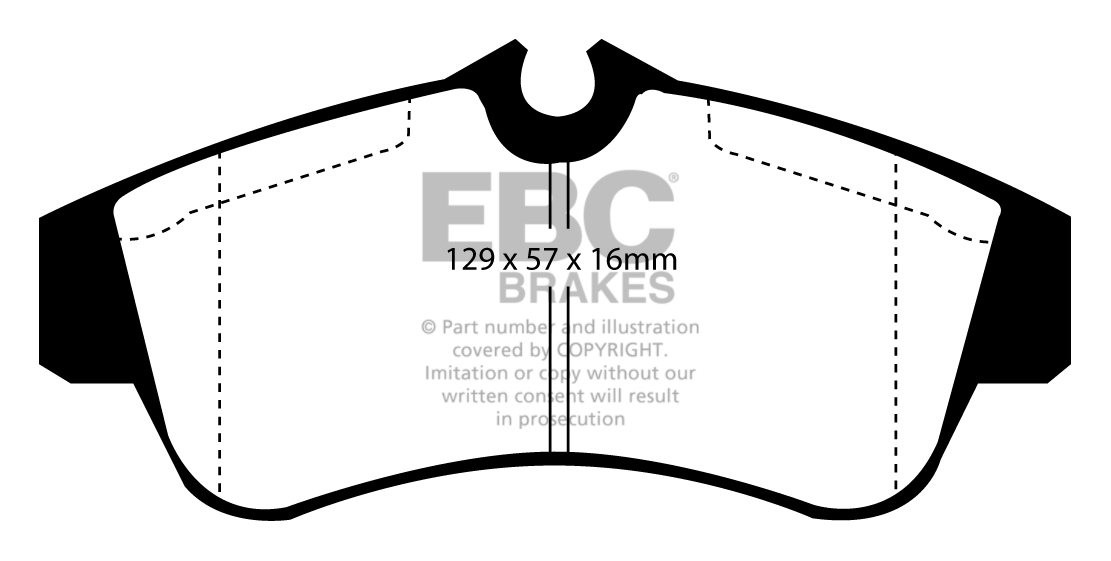 EBC Brakes NISSAN Almera 1.8 2000-2006 Remblokken voorzijde