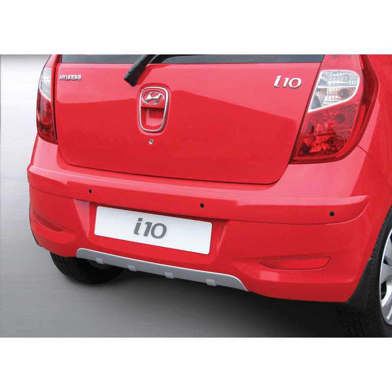 Rear skid pan  Hyundai i10 2011- Silver