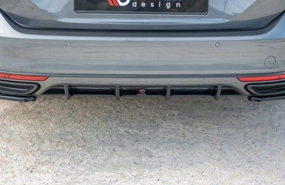 Diffuser passend voor VW Passat R-Line B8 Glans Zwart