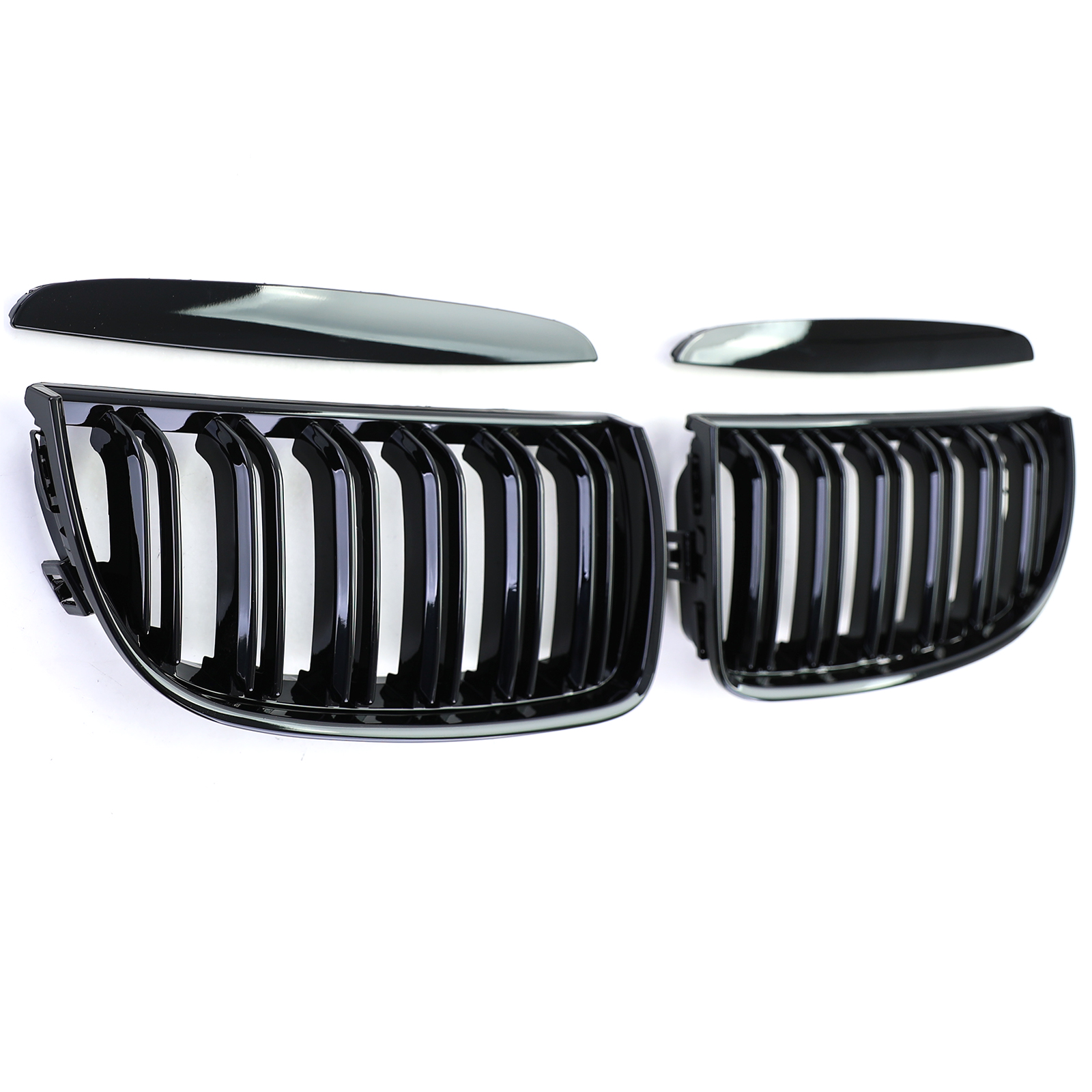 Grill Nieren passend voor BMW E90/91 Zwart M3/Motorsport Stripes 05-08