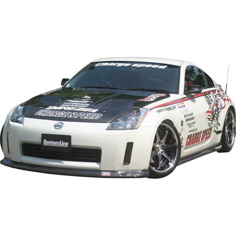 Chargespeed Front Spoiler  Nissan 350Z Z33 BottomLine (FRP)