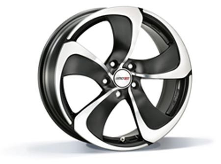 Motec Stream Black Matt Polish 8,5x19 5x112 ET45 Wheels