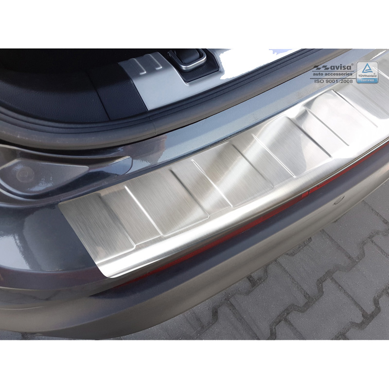 Stainless Steel Rear bumper protector  Ford Edge 2014-2018 'Ribs'