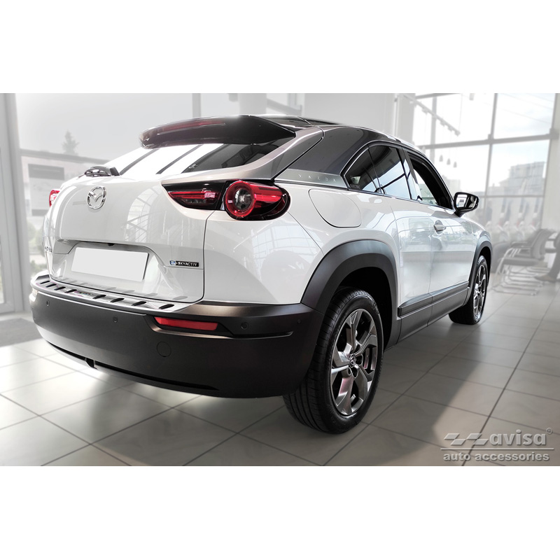 Stainless Steel Rear bumper protector  Mazda MX-30 2020- 'STRONG EDITION'