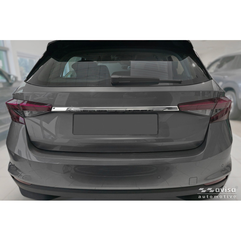 Avisa Chrome Stainless Steel Trunk Tailgate Trim Cover  Skoda Fabia IV (PJ3) 2021-