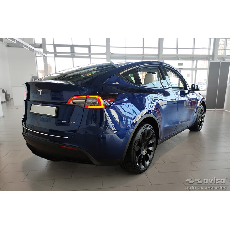 Stainless Steel Rear bumper protector  Tesla Model Y 2020-