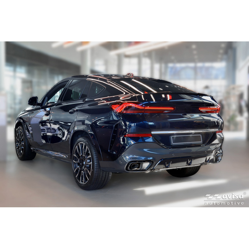 Avisa Chrome Stainless Steel Trunk Tailgate Trim Cover  BMW X6 (G06) 2023- excl. M-Sport