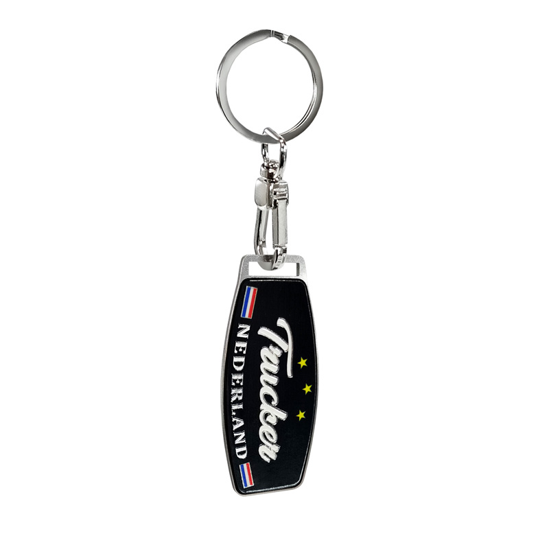 Stainless steel key chain - Trucker/Nederland