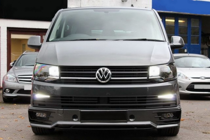 LED side indicators dynamic VW T6 2015-19 black/smoke in piano black