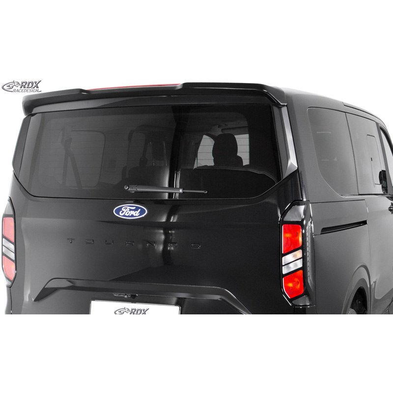 RDX Racedesign Roof spoiler  Ford Transit Custom / Tourneo Custom 2023- & Volkswagen Transporter / Caravelle T7 2024- (with rear hatch) (PUR-IHS)