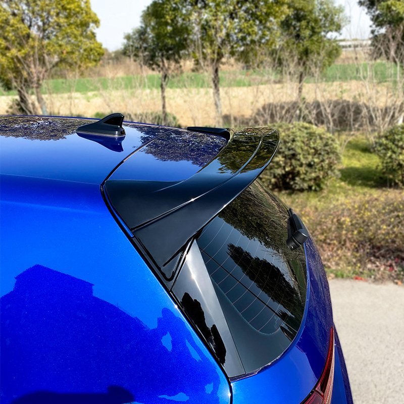 Roof spoiler  Volkswagen Golf VIII HB 3/5-doors 2020- 'CS-Look' excl. GTi/GTD/GTE/R/R-Line (ABS Glossy Black)