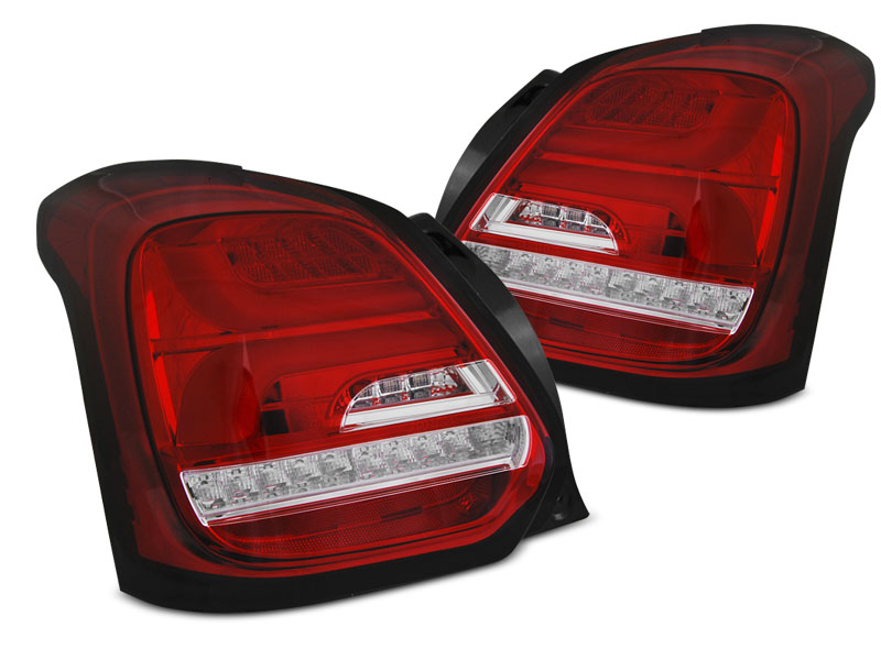 Rear lights Suzuki Swift IV Dynamic LED 2017- Red