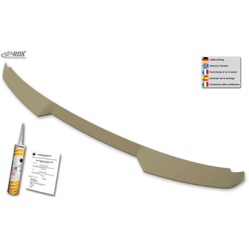 Roof spoiler  Volkswagen Caddy V Box/MPV 2020- (with hatch) (PU)