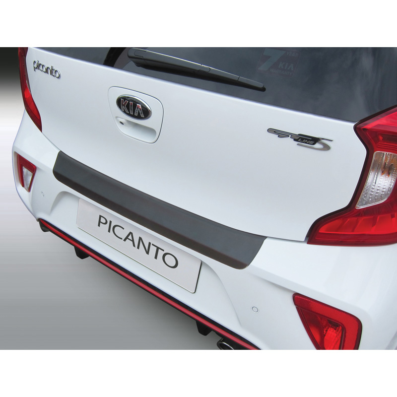 ABS Rear bumper protector  Kia Picanto 5/2017- Black