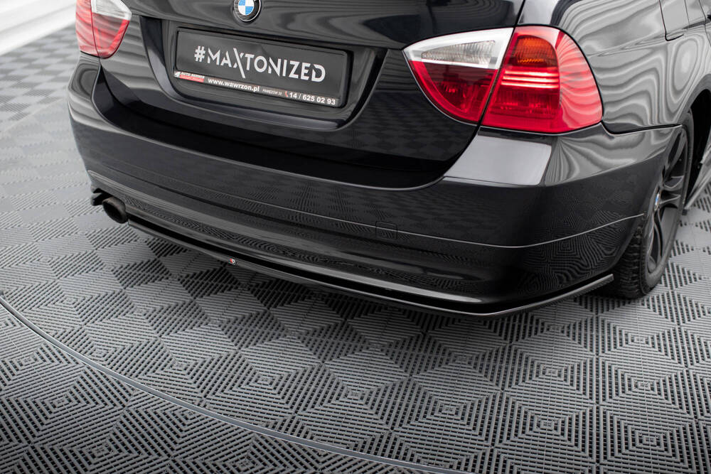 Diffuser passend voor BMW 3 Serie E91 Maxton Glans Zwart
