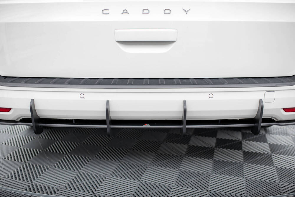 Diffuser passend voor VW Caddy MK5 Maxton  Zwart