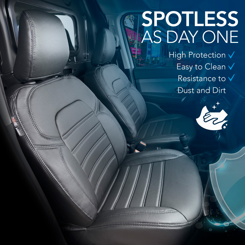 New York Design Artificial leather seat covers 1+1  Ford Transit Connect 2019-