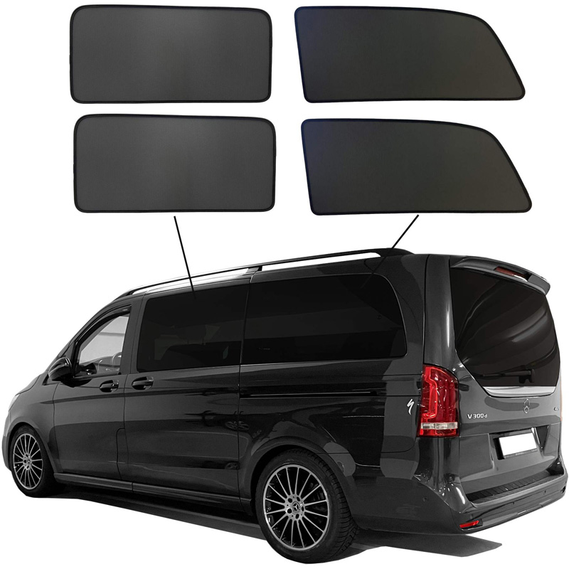 SunClip Privacy & Sun protection  Mercedes V-Class W447 (Long wheel base) 2014-2024 without pop-out windows