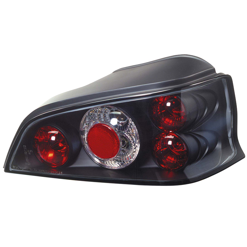 Set Tail Lights  Peugeot 106 1996- - Black