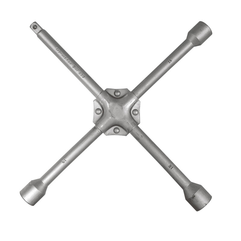 Carpoint Lug Wrench 17/19/21mm and 1/2 inch