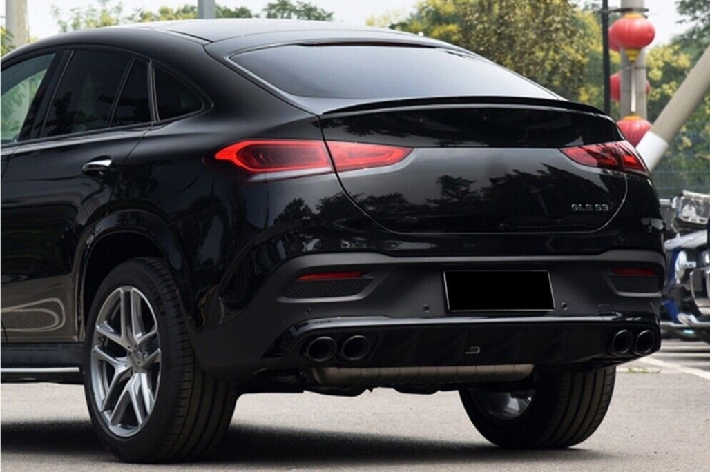 Spoiler passend voor Mercedes GLE Coupe C167 Glans Zwart