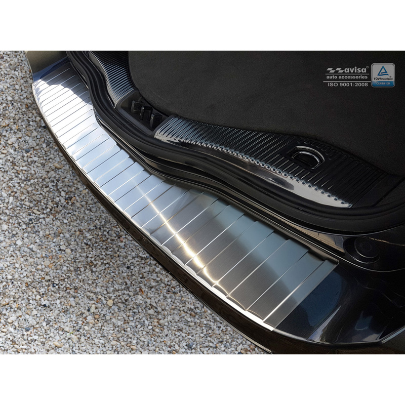 Stainless Steel Rear bumper protector  Ford Mondeo V Wagon 2014- & Facelift 2019- 'Ribs'