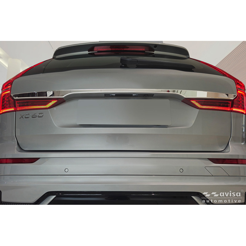 Avisa Chrome Stainless Steel Trunk Tailgate Trim Cover  Volvo XC60 II 2017-2021 & Facelift 2021-
