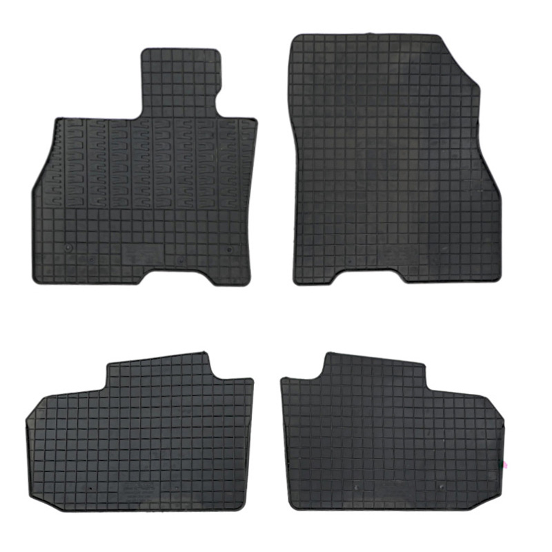 Rubber car mats set  Nissan Leaf (ZE0) 2010-2017 (4-pieces + fixing system)
