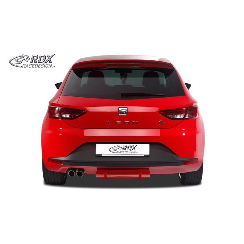 Rear bumper skirt 'Diffuser U-Diff'  Seat Leon (5F) incl. FR/SC/ST 2012-2020 (PU)