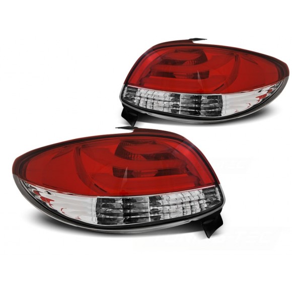 Rear lights Peugeot 206 Light bar red