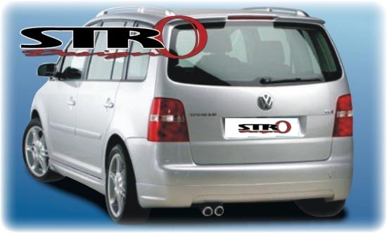 Rearskirt VW Touran STRO-Design ABS