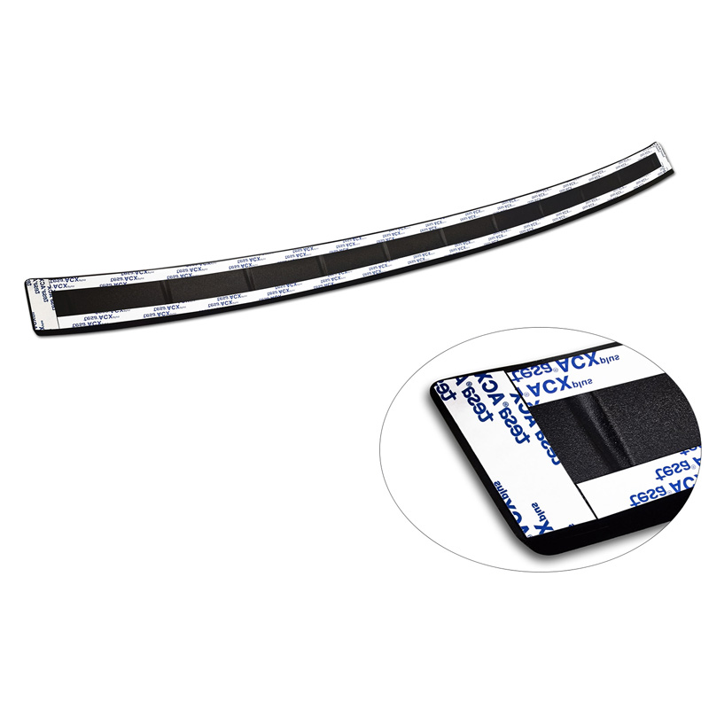 Matt Black Stainless Steel Rear bumper protector  MG 5 SW (EV) 2022- 'Ribs'