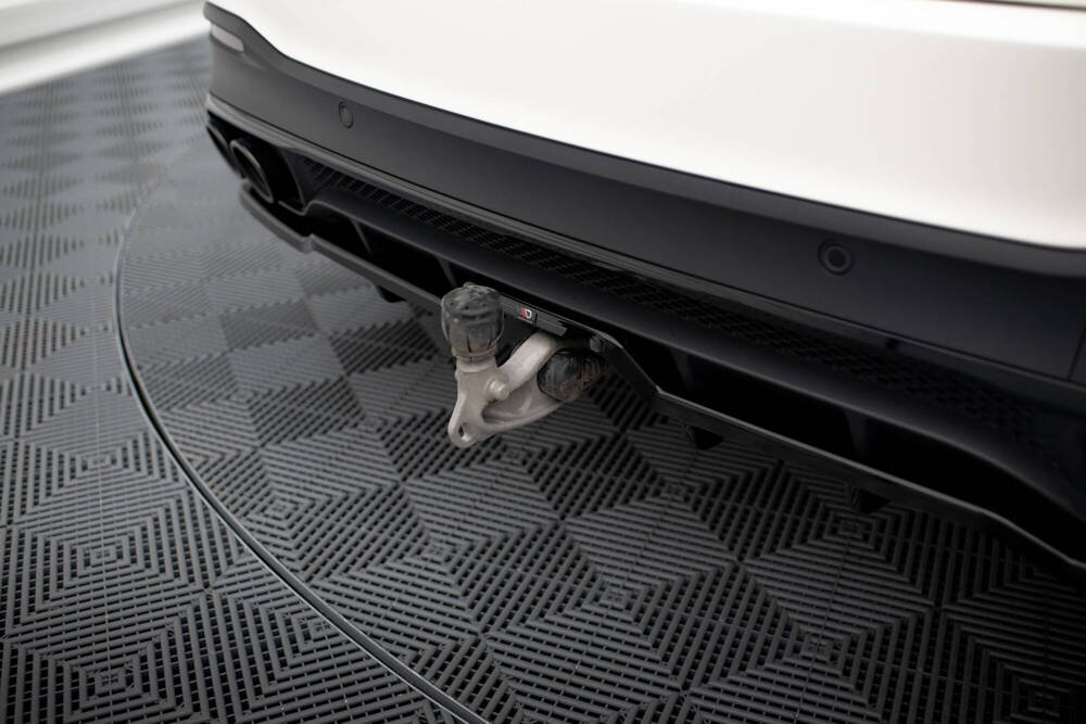 Diffuser passend voor Mercedes GLE 53 AMG SUV W167 Maxton Glans Zwart