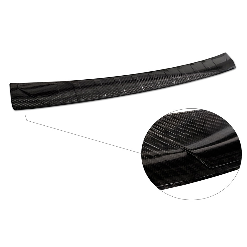 Real 3D Carbon Rear bumper protector  Mercedes C-Class Touring S206 2021- 'Ribs'