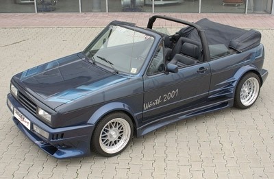 Sideskirts wideversion l VW Golf I Polyester Rieger