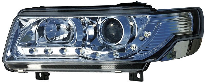 Headlights VW Passat 35i Dayline Devil Eyes Chrome